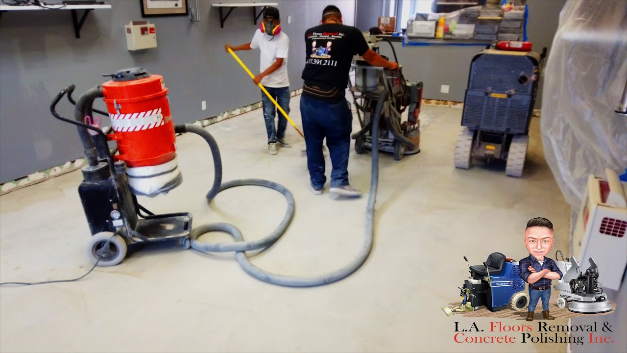 Concrete polishing YouTube