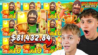 WE SPUN INTO THE MAX BET BONUS ON THE NEW BIG BASS TROPHY CATCH (INSANE WIN)