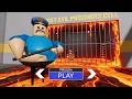 BARRY'S PRISON RUN! OBBY LAVA MODE roblox Gameplay Walkthrough No Death 4K