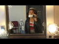 Vita in the Dressing Room before the Show .Behind the scenes