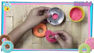 Membuat Plastisin Donat - Kreasi Mombi Membuat Plastisin