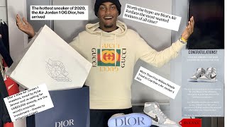 IN DEPTH UNBOXING AND REVIEW ON THE 'AIR DIOR' JORDAN 1!!!...(FOR SALE !)
