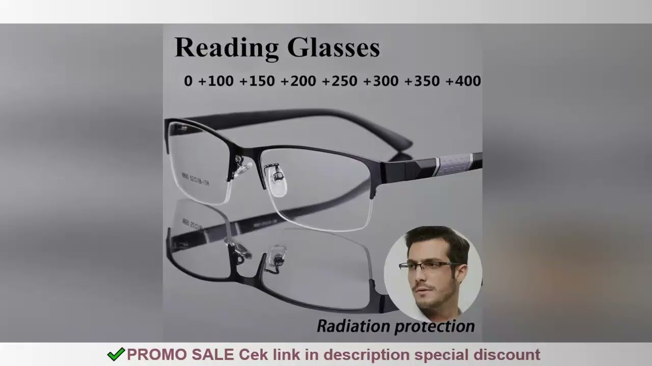 Men Reading Glasses Retro Business Hyperopia Glasses Anti Blue Light Reading Glasses 0 +1.0 To +4.0