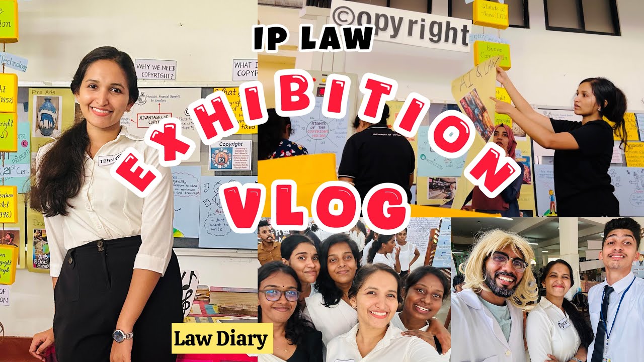 දවස් දෙකෙන් කරපු Exhibition එක 🤯| IP Exhibition | මහ රෑ වෙනකල් campus එකේ 😅| #lawstudentlifestyle