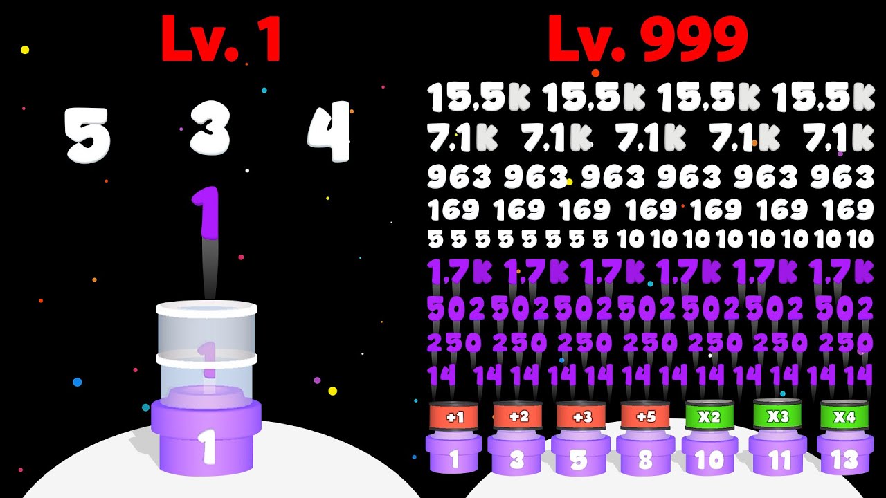 Satisfying Number Idle Game DIGI CHOICE 3D YouTube