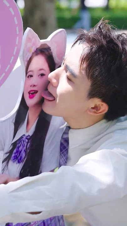 He Cleaned Her Standee, She Misread the Deed 😭 #lilymeow #lilymiumiu #couplegoals #schoolcrush