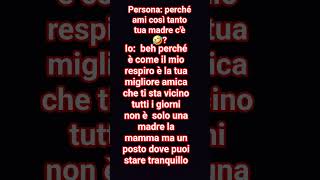Non fate come certe persone ignoranti che dicono ste cose,amate i vostro genitori ❤️