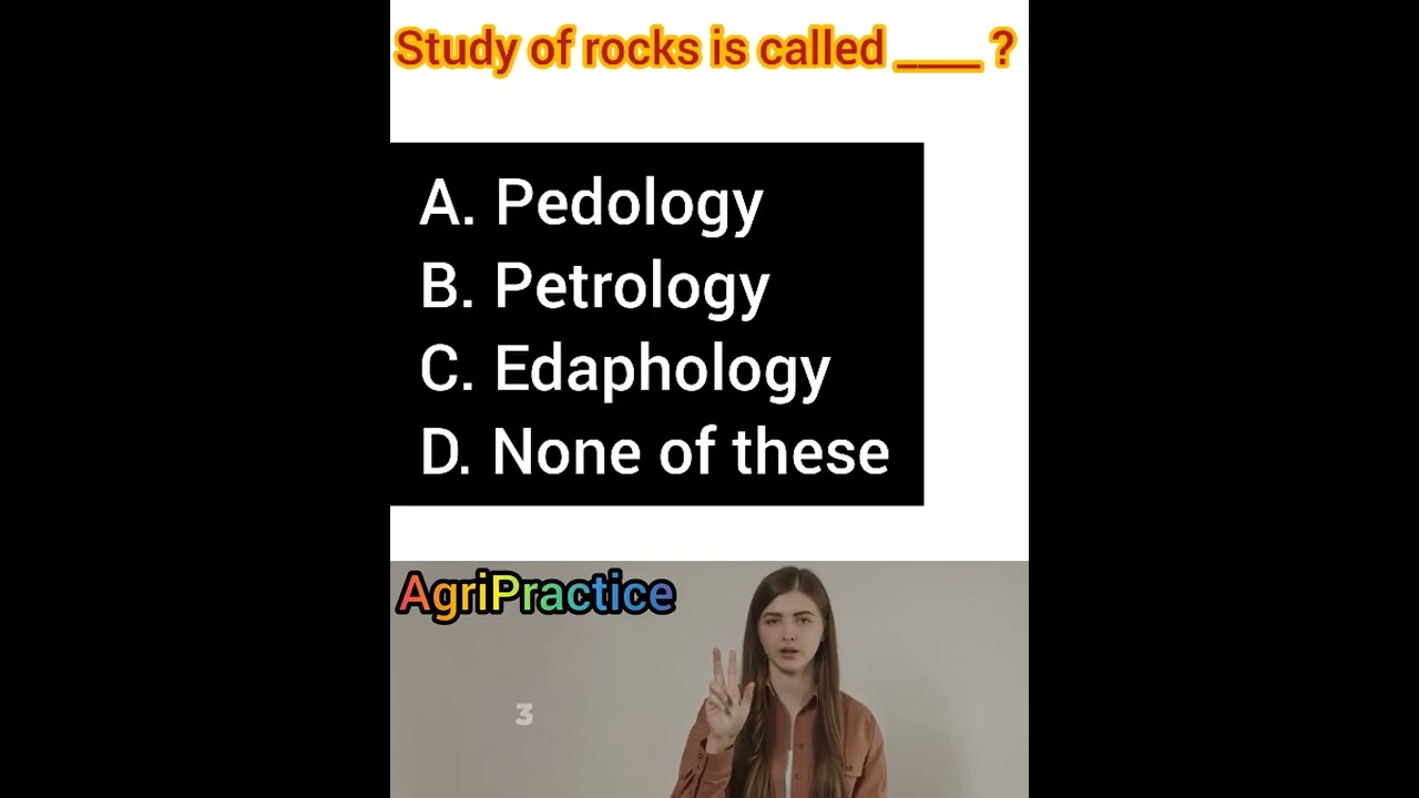 24. Study of rocks is called ?