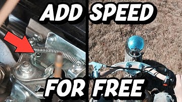 How To Make YOUR Coleman MiniBike Go FASTER | QUICK And EASY Tutorial