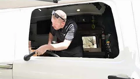 2020 Ford Transit Van Passenger Sliding Door Windo...
