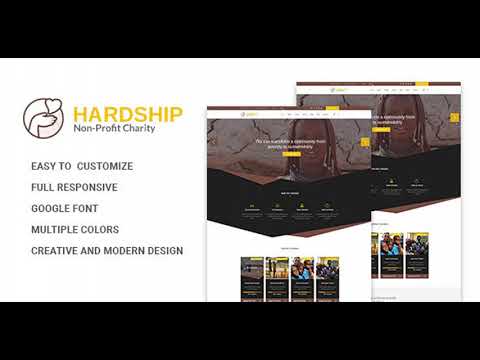Hardship Charity Donation | Nonprofit / Fundraising HTML5 Template | Themeforest Website Templates