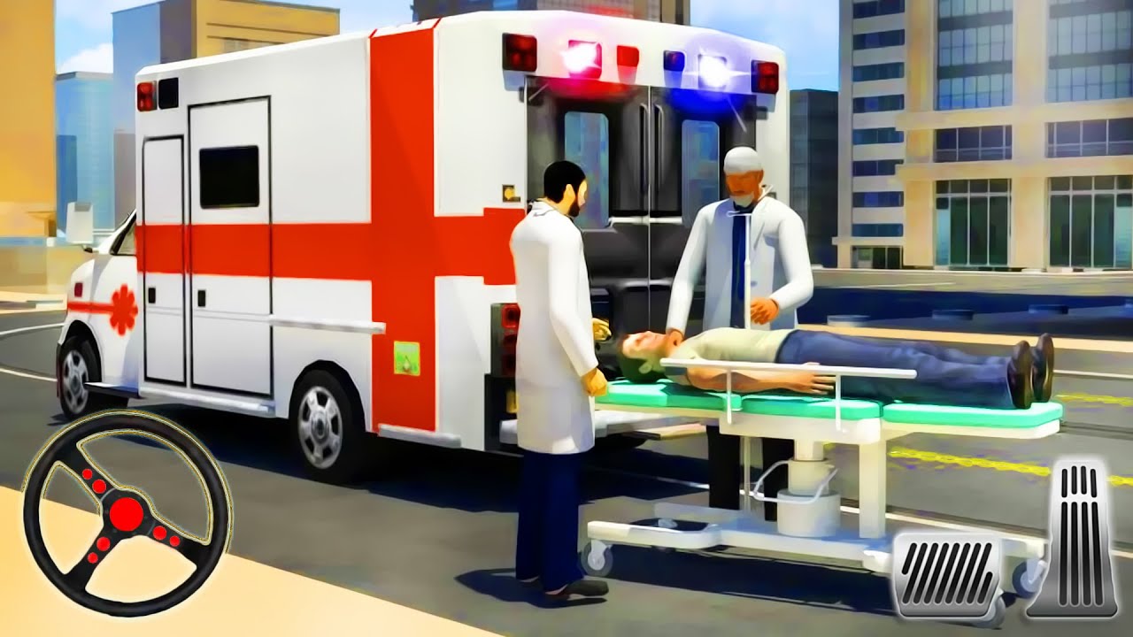 Ambulance Rescue Simulator - City Rescue VAN Driving Game | Best Android Gameplay