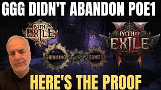 GGG Didnt Abandon POE1, Heres the Proof