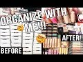 ORGANIZING MY INSANE MAKEUP COLLECTION PART 1 | Roxette Arisa