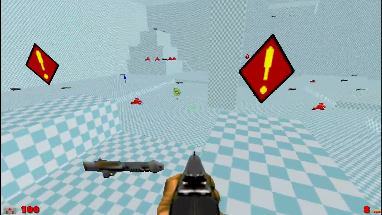 DOOM MOD FAST MONSTERS WILD WATER WILDWTR WAD Jim Wiscarson MAP E1M1 ITS DEATHMATCH