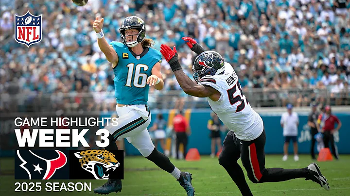Houston Texans vs. Jacksonville Jaguars Game Highlights | NFL 2025 Season Week 3