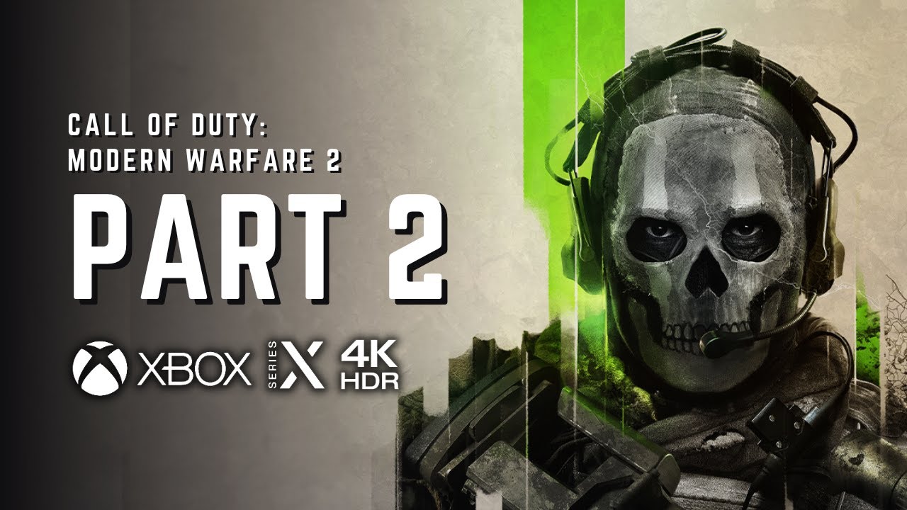 Call of Duty Modern Warfare 2 Xbox Series X Gameplay 4K 