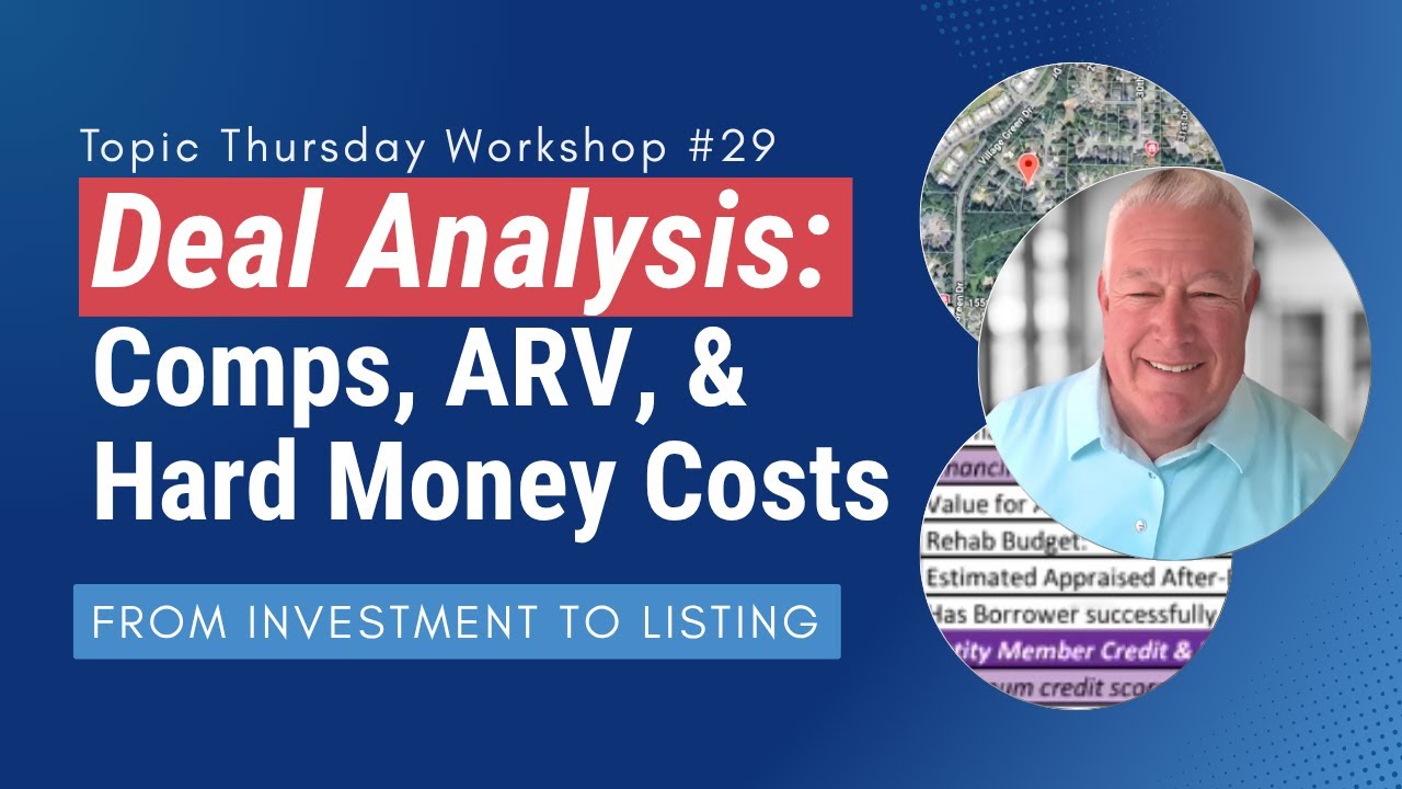 Comps, ARV. and Hard Money Calculations From Investment to Listing | Home Evaluation & Deal Analysis