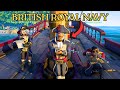 We Pretended to be the BRITISH ROYAL NAVY #ep2  |  Sea of Thieves