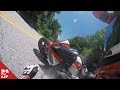 Motorcycle crash in the mountains