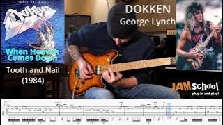 Dokken When Heaven Comes Down George Lynch Guitar Solo (With TAB)