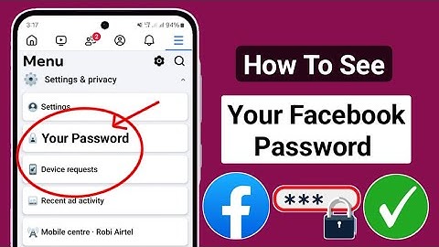 How to See Your Facebook Password if You Forgot it!! - Howtosolveit