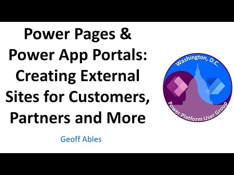 Power Pages & Power App Portals - July 2022 Washington, DC User Group