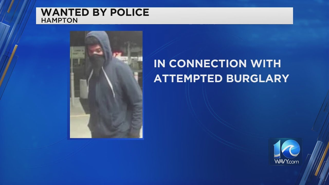 Police: Man tried to break into ATM in Hampton - YouTube