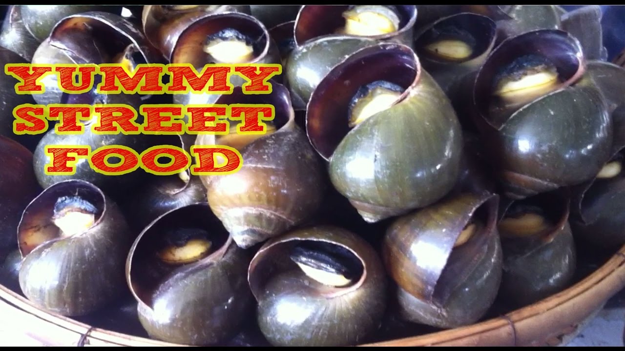 Asian Street Food-Cambodian Food,roasted pork,chicken,steamed snail,fried fish,Beef Hot Dogs(part 2)