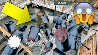 100 Freezing Granny Clones Outwitt Mod New Update 1.7 Granny Horror Game - 100명에 얼음 그래니