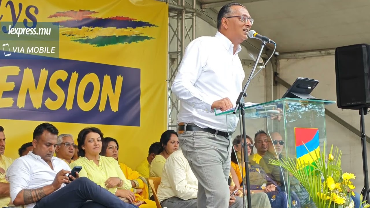 Meeting du Reform Party : Roshi Bhadain présenté comme le prochain PM