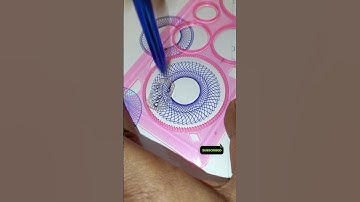 Spirograph drawing art tutorials 😍. #shorts #satisfying #ytshorts #2024
