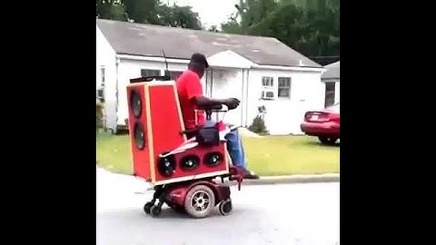 Wheelchair with music