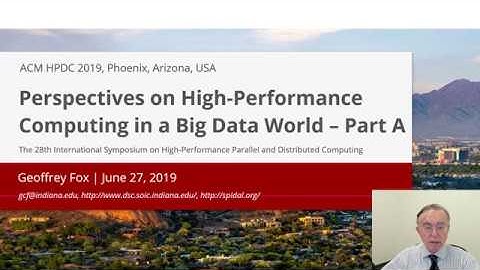 HPC and Big Data - Part A: Outline, Data on the Evolution of Interests and Communities