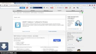 Smart Notebook Downloading Instructions