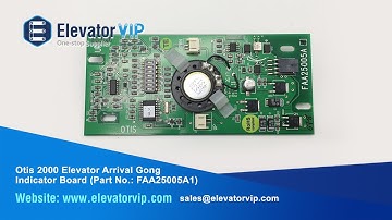 FAA25005A1 Otis France 2000 Elevator Arrival Gong Indicator PCB with Buzzer