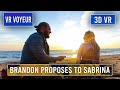 A Real Wedding Proposal in 3D VR