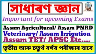 GK Questions About Assam // Assam State Quiz // Assam GK Quiz And Questions // Agriculture, PNRD etc