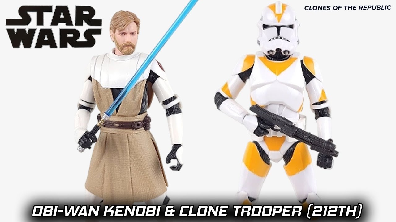 Star Wars The Black Series Obi-Wan Kenobi & Clone Trooper (212th