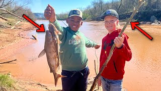 Catching Catfish on a Stick! Catch, Clean, and Cook! by Arms Family Homestead 162,128 views 1 month ago 44 minutes