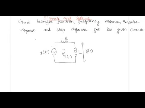 Find Transfer function,