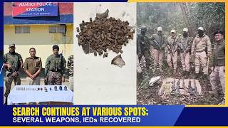 SEARCH CONTINUES AT VARIOUS SPOTS; ARMS CACHE, GRENADES &amp; IEDs RECOVERED    | 19 FEB 2026