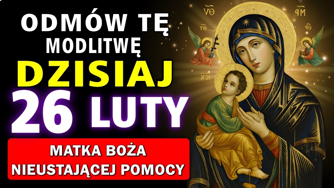 Potężna Modlitwa do Matki Bożej Nieustającej Pomocy 🙏 Uwolnienie i Całkowita Ochrona przed Złem Dzi