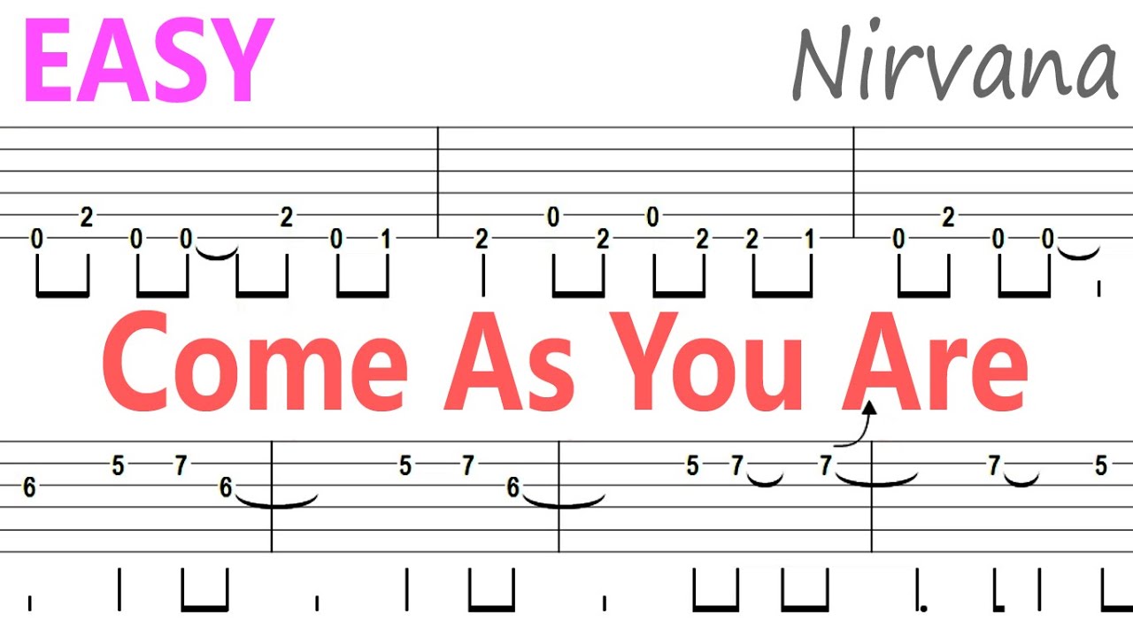 come as you are guitar pro tab download