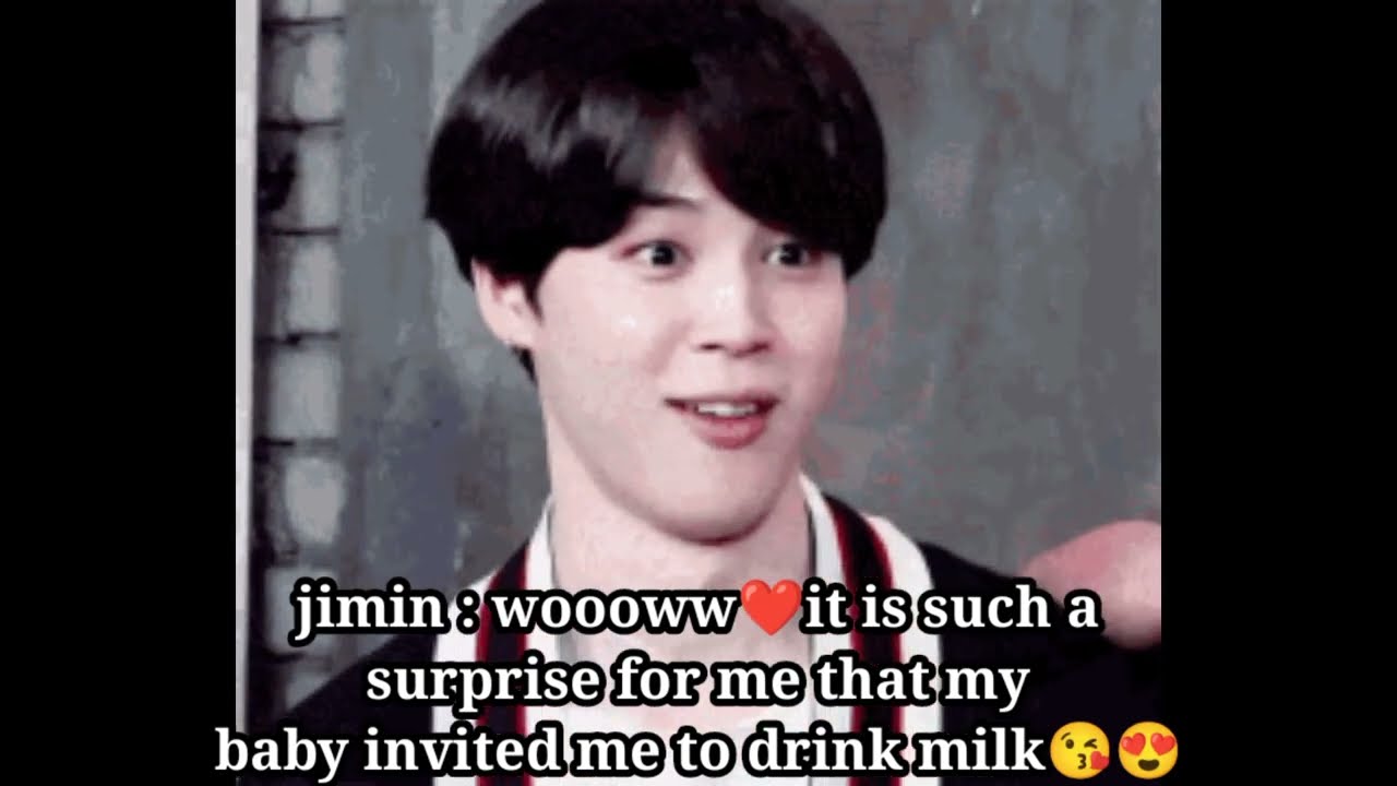 bts imagine : when your baby 🐥 invite them to drink milk 🍼 #btsff #bts #btsimagine