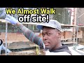 Bricklaying - We Almost Walk Off The Jobsite Because Of This!  ,