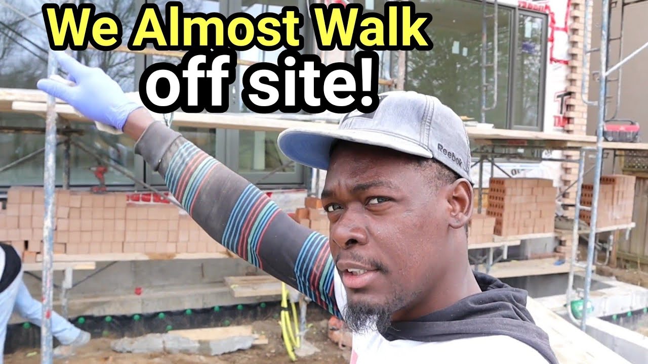 Bricklaying We Almost Walk Off The Jobsite Because Of This! , YouTube