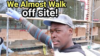 Bricklaying - We Almost Walk Off The Jobsite Because Of This!  ,