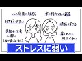 【ストレスに弱い人の傾向】人格や存在への自己批判がネガティブな連鎖反応を引き起こします。「自分という“人間”がよくない」と思考していませんか?