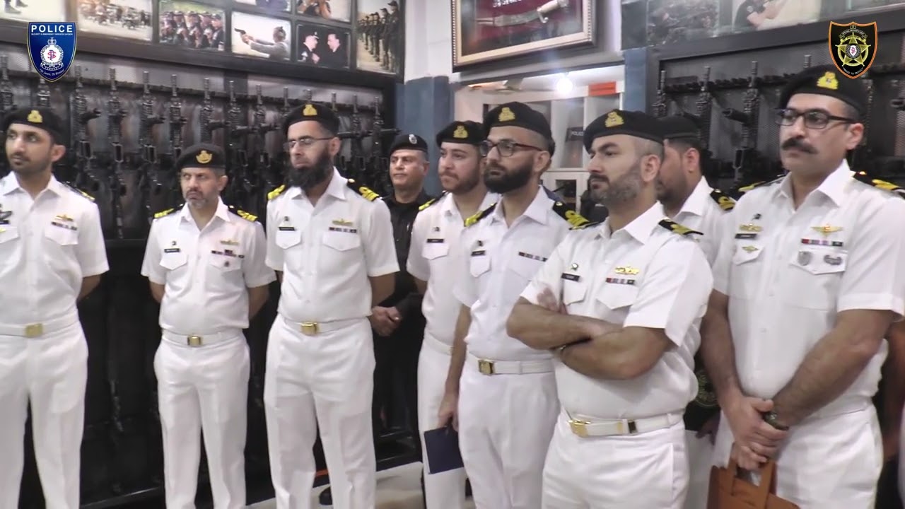 Pakistan Navy Officers Visited SSU Headquarters | Pakistan Navy War College